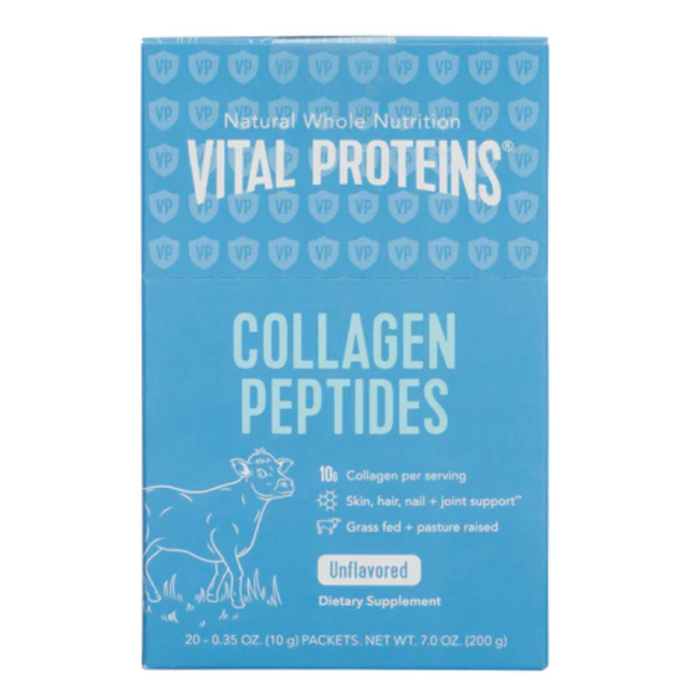 Collagen Peptides Unflavored Stick Packs Vital Proteins