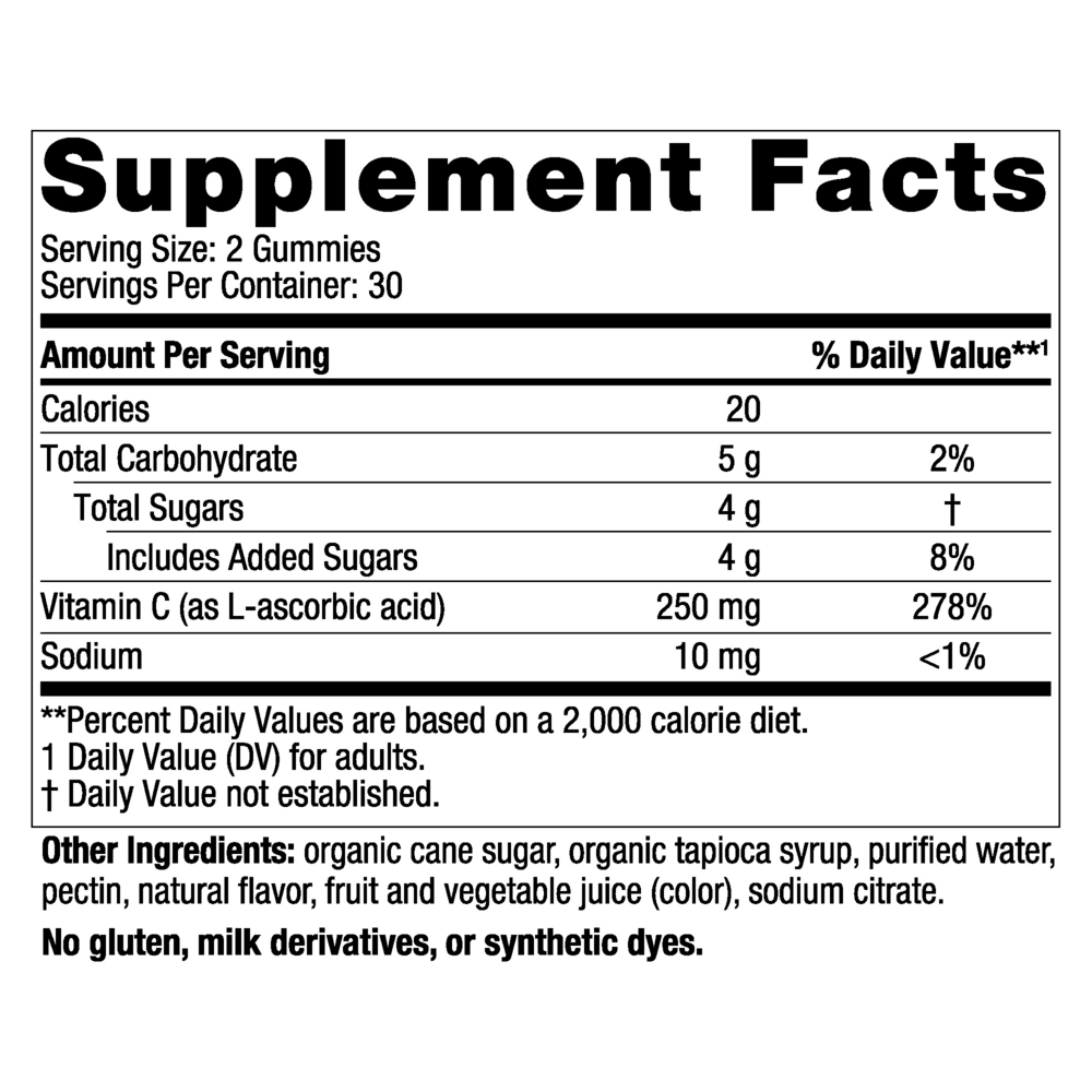 Vitamin C Gummies Nordic Naturals
