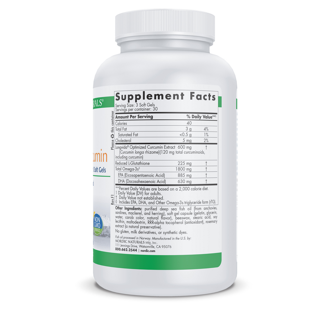 ProOmega® Curcumin (Formerly ProOmega CRP) Nordic Naturals