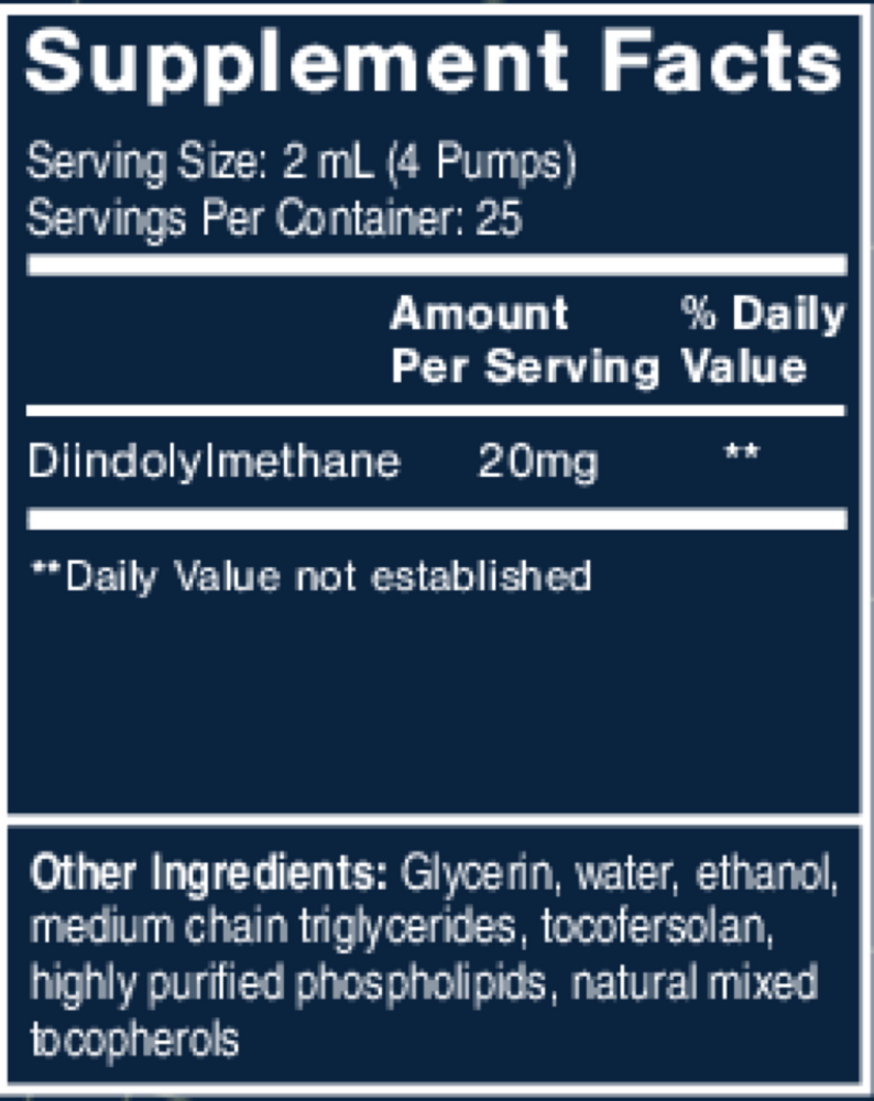 Nanoemulsified DIM Quicksilver Scientific