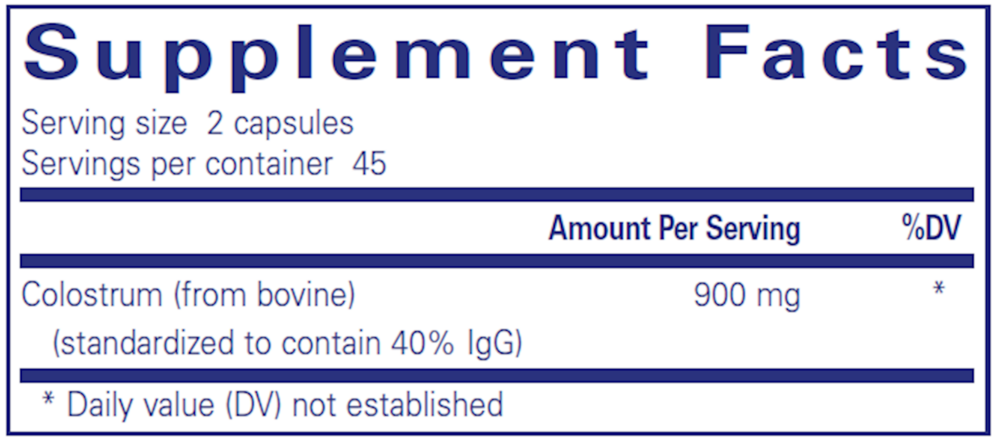 Colostrum Pure Encapsulations