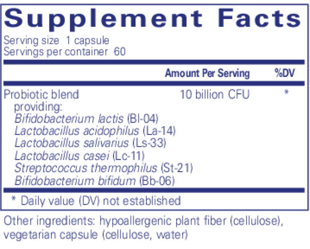 Probiotic G.I. Pure Encapsulations