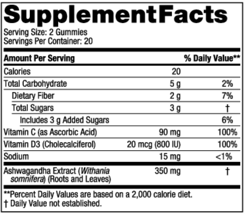 Stress Relief Gummies Nordic Naturals