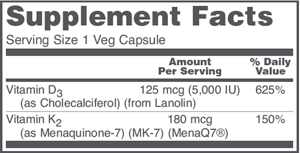 K2 MK-7 and D3 Protocol for Life Balance