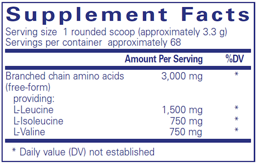 BCAA Powder Pure Encapsulations