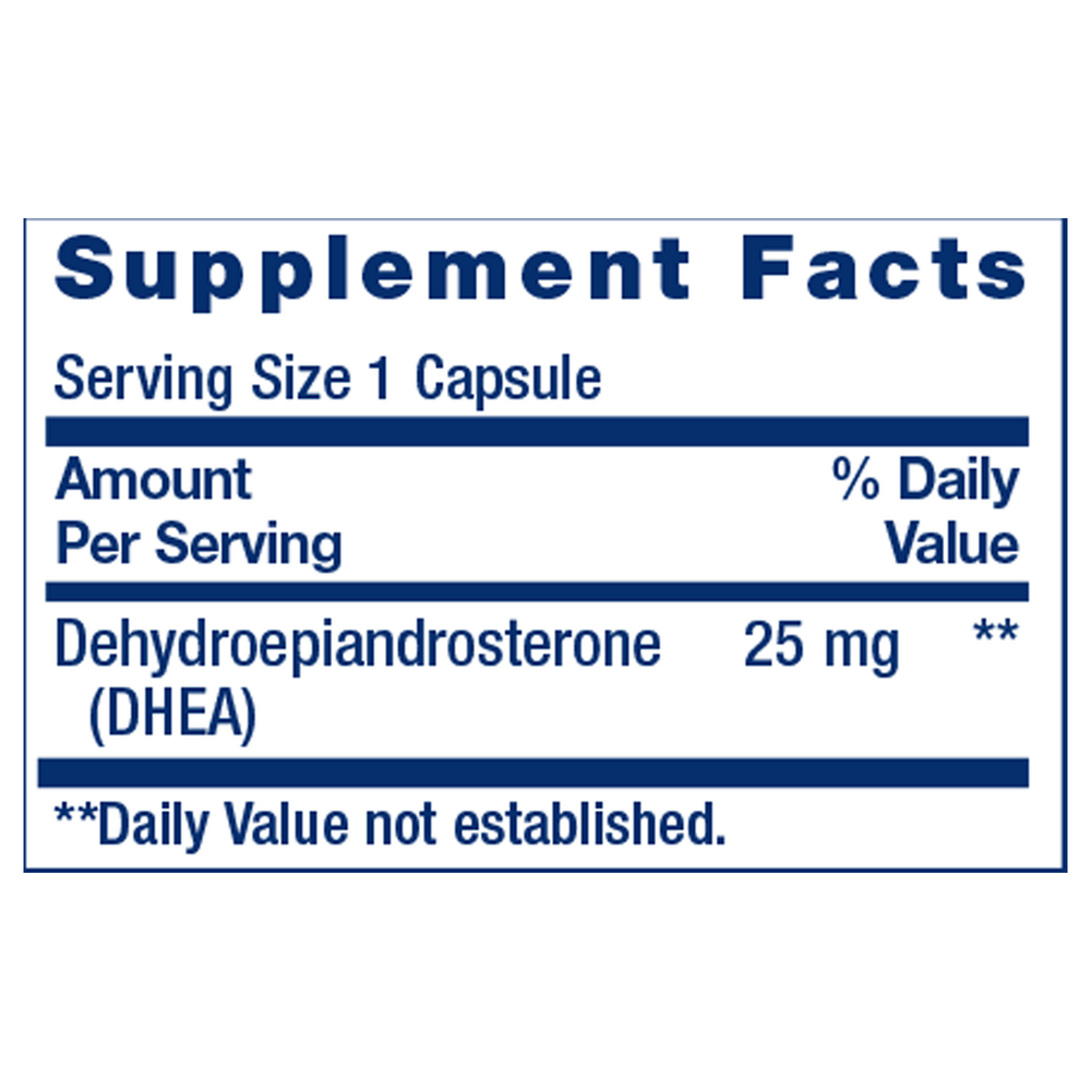 DHEA 25mg Life Extension