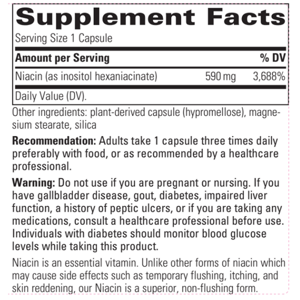 Niacin (Flush Free) Integrative Therapeutics